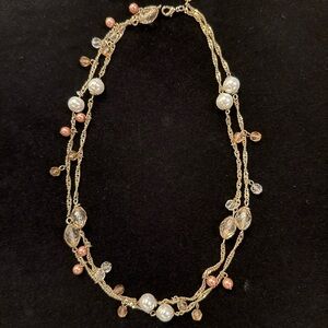 CLEARANCE SPECIAL: NWOT J.Crew Gold and Crystal Necklace